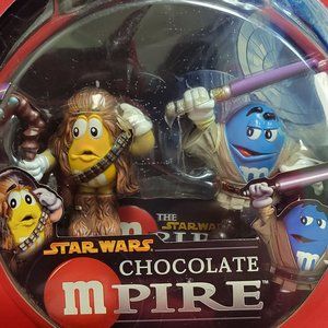 Star Wars Chocolate Mpire Special Collectors Ed Mace Windu and Chewbacca M&Ms 20